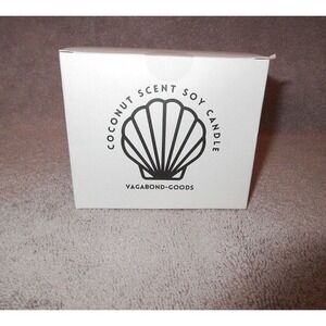 Vagabond Goods The Island Time Shell Soy Candle Coconut Venice Beach Vibe Decor